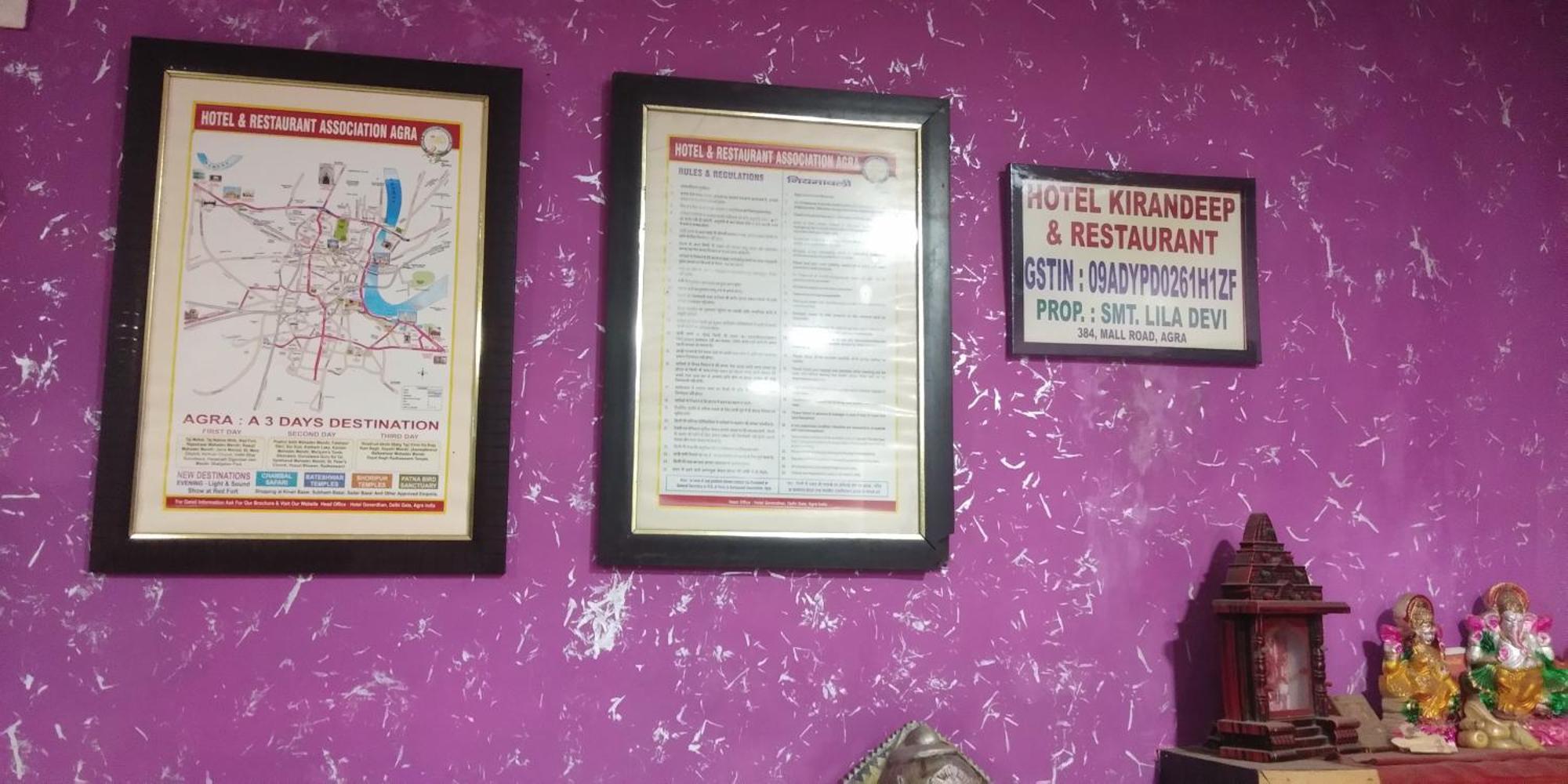 Hotel Kirandeep Agra Agra  Eksteriør bilde